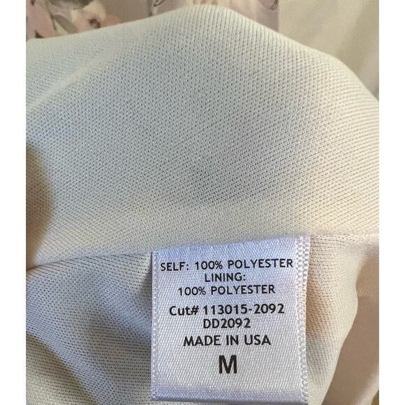 Lulu's Taupe Floral Print Shift Dress Size Medium - Picture 3 of 4